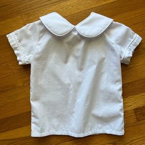 Toddler boys white Peter Pan shirt